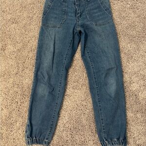 And Now This Blue Denim Jogger Pants